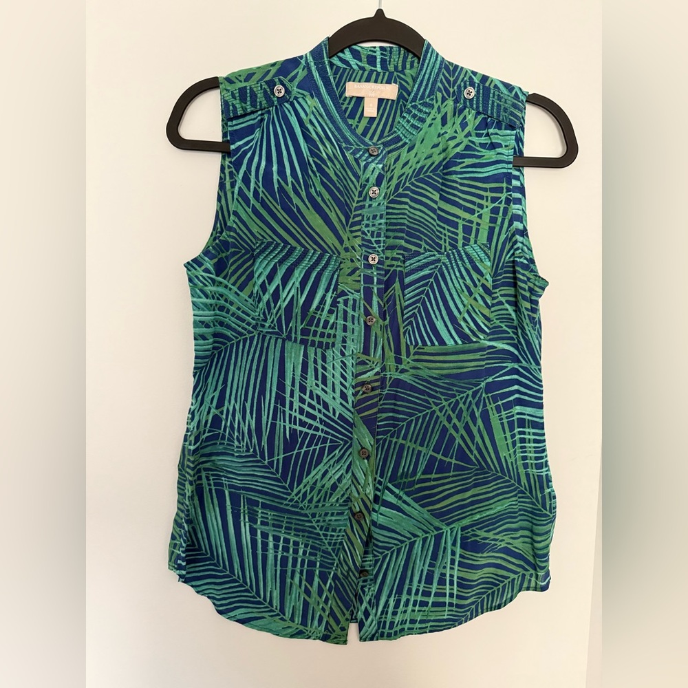 Banana Republic Silk Sleeveless Blouse